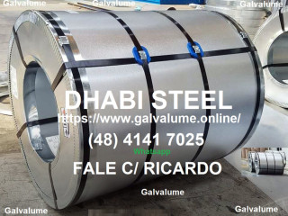 Rolo Galvalume 0,40mm X 1200mm É Na Dhabi Steel