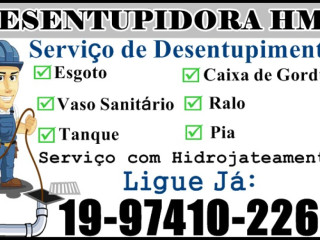 Desentupidora Em Campinas 19-97410-2260 Desentupimento De Esgoto Em Campinas
