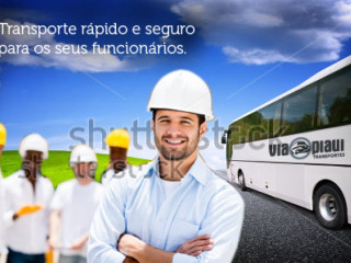 Transporte, Viagem, Transfer Ou Deslocamento De Funcionários, Colaboradores E Operários Em Teresina É Com A Via Piauí