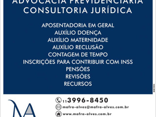 Direito Previdenciário - Mafra & Alves Sociedade De Advogados