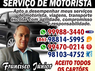 Serviço De Motorista Em Teresina-piauí