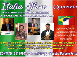 Banda Italiana (italia/show) - Quarteto - Para Eventos Em Residencias - 011 97047-7504 - Whatsapp