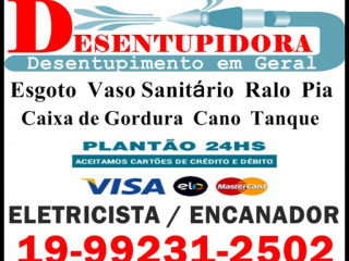 19-992312502 Desentupidora No Jardim Garcia Em Campinas, Desentupimento De Ralo