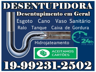 Desentupidora 19-992312502 No Jardim Nova Europa Em Campinas, Desentupimento De Esgoto