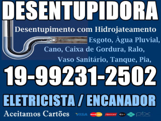 Desentupidora 19-992312502 No Jardim Flamboyant Em Campinas, Desentupimento De Vaso Sanitário