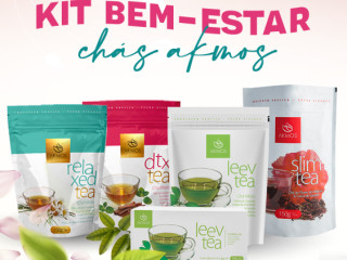 Chá Leev-Tea Misto Detox E Emagrecer 100% Natutal