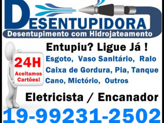 19-992312502 Desentupidora No Ponte Preta Em Campinas, Desentupidora Em Campinas